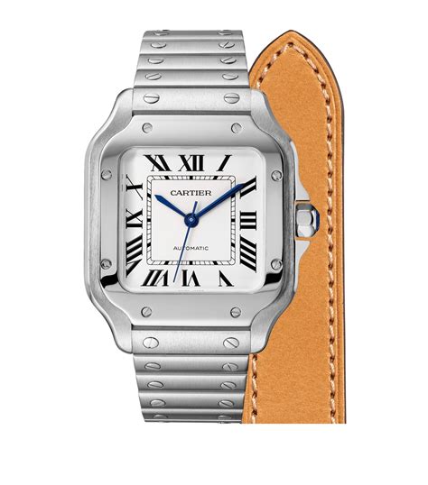 cartier stainless steel watch|cartier stainless steel watch 23718.